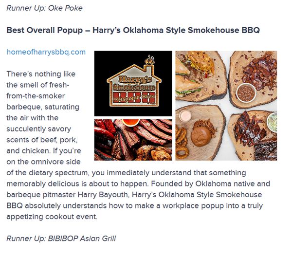 Harry's Oklahoma Style Smokehouse Barbecue