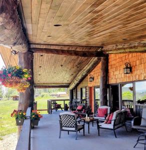 Porch at Main Lodge