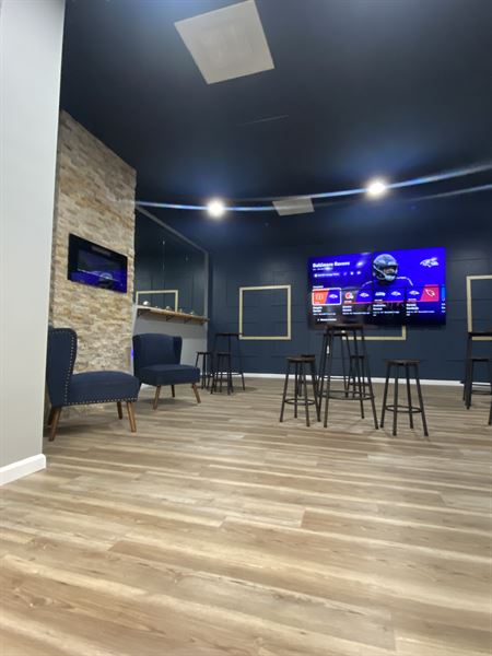 The Event Lounge at Bumpy's Barbershop