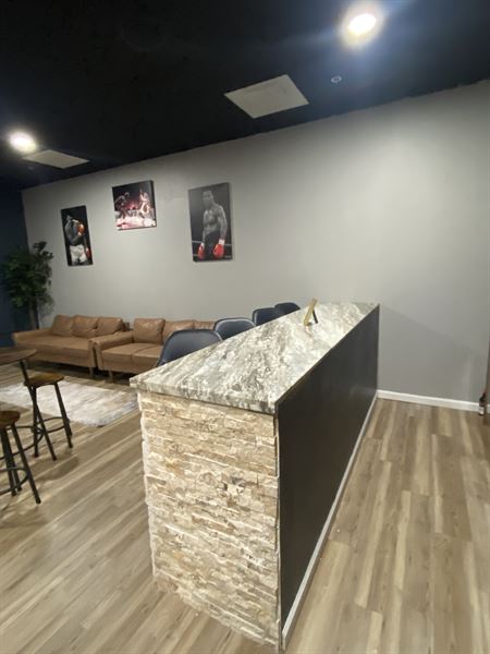 The Event Lounge at Bumpy's Barbershop