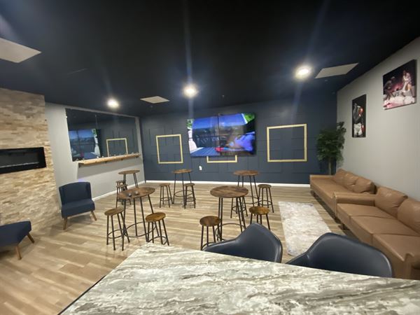 The Event Lounge at Bumpy's Barbershop