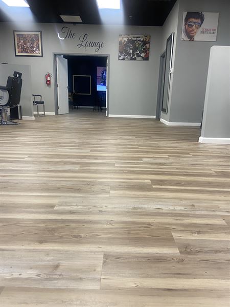 The Event Lounge at Bumpy's Barbershop