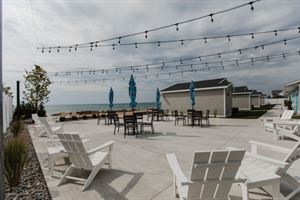 Beachside patio