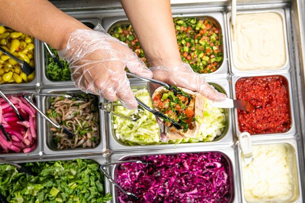 Healthy school and college event catering