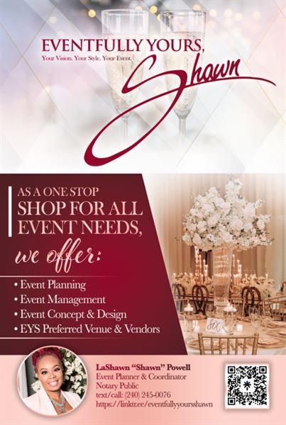 Eventfully Yours, Shawn Enterprises LLC / DBA Eventfully Yours, Shawn (EYS)
