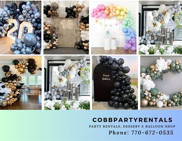 Cobb Party Rentals & Balloon Garlands