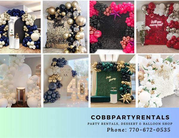 Cobb Party Rentals & Balloon Garlands