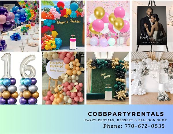 Cobb Party Rentals & Balloon Garlands