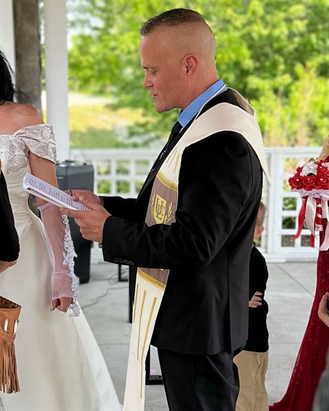 Steven Tunks Marriage Wedding Officiant Windsor ON