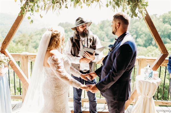 Smoky Mountain Wedding Preacher