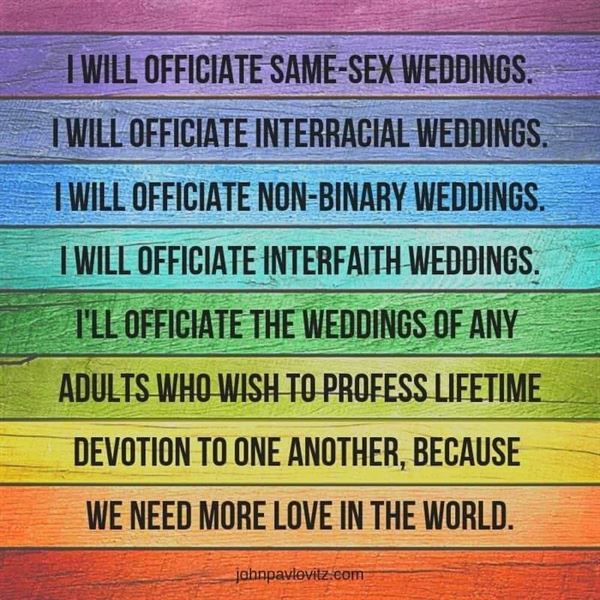 Love in Carolina wedding officiants