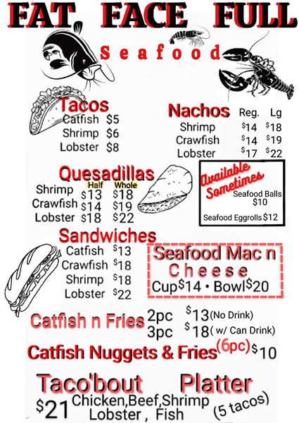 FAT FACE FULL Food Truck