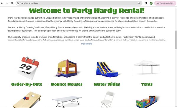 Party Hardy Rental