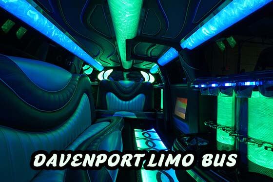 Davenport Limo Bus | Luxury Limo Buses & Limousine Rentals in Iowa.