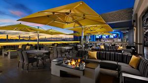 Rooftop Terrace with Fire Pits