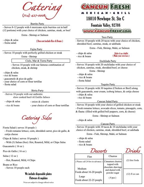 Cancun Fresh Mexican Grill