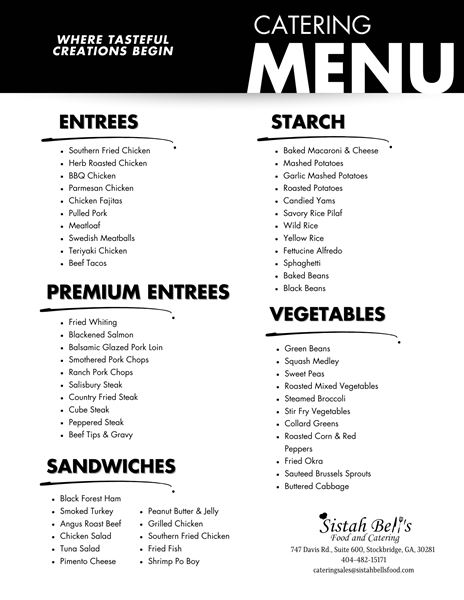 Sistah Bells Food and Catering