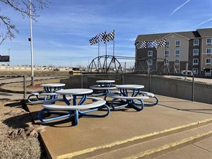 Race Track Patio