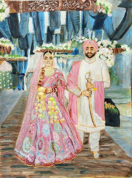 Rina Newton Live Wedding Painter (Painting)