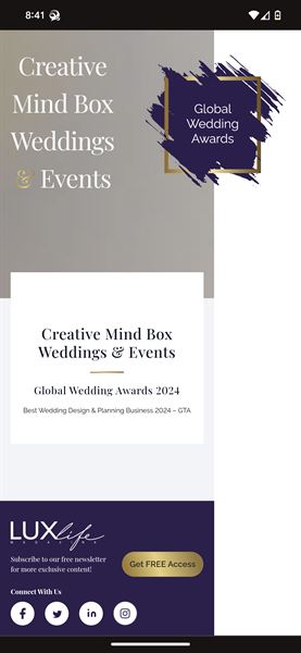 Creative Mind Box Weddings & Events