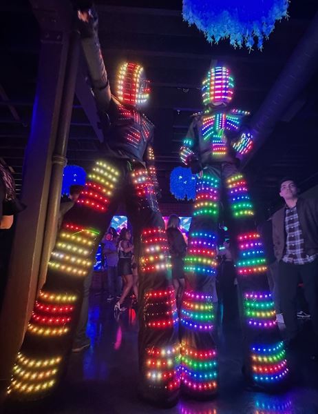 The Mega Mechs - 12 Feet Dancing LED Robots