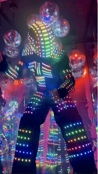 The Mega Mechs - 12 Feet Dancing LED Robots