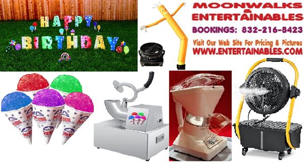 MOONWALKS & ENTERTAINABLES