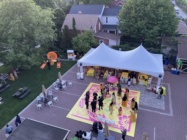Bell Telephone Historical Garden Courtyard