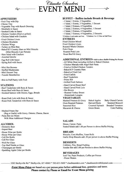 Claudia Sanders Dinner House