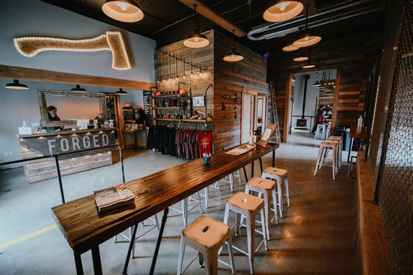 Forged Axe Throwing (Whistler)