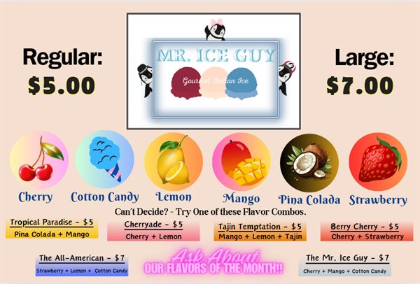 Col. Mustard's Hot Dogs and Catering / Mr. Ice Guy Italian Ice