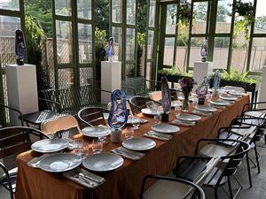 Trifecta: Glass -  Art -  Lounge