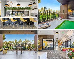 Interior Event Lounge + Outdoor Patio