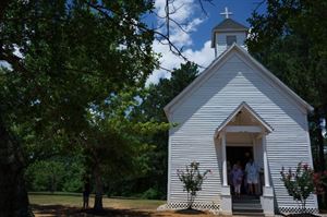 Historic Catholic Chapel at Rusk Depot