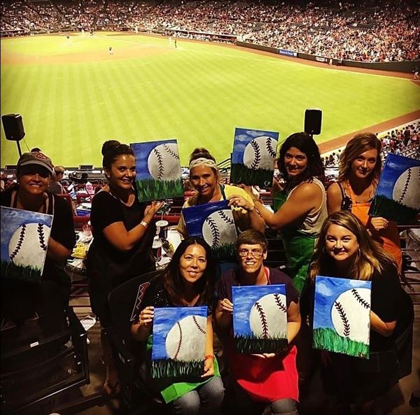 Paint Party and Wine at My Wine Cellar in Ahwatukee