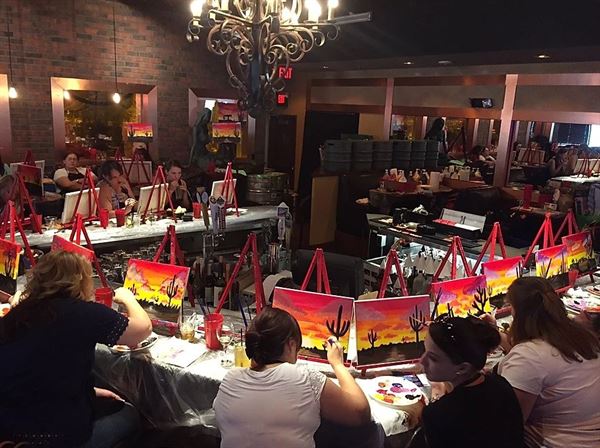 Paint Party and Wine at My Wine Cellar in Ahwatukee