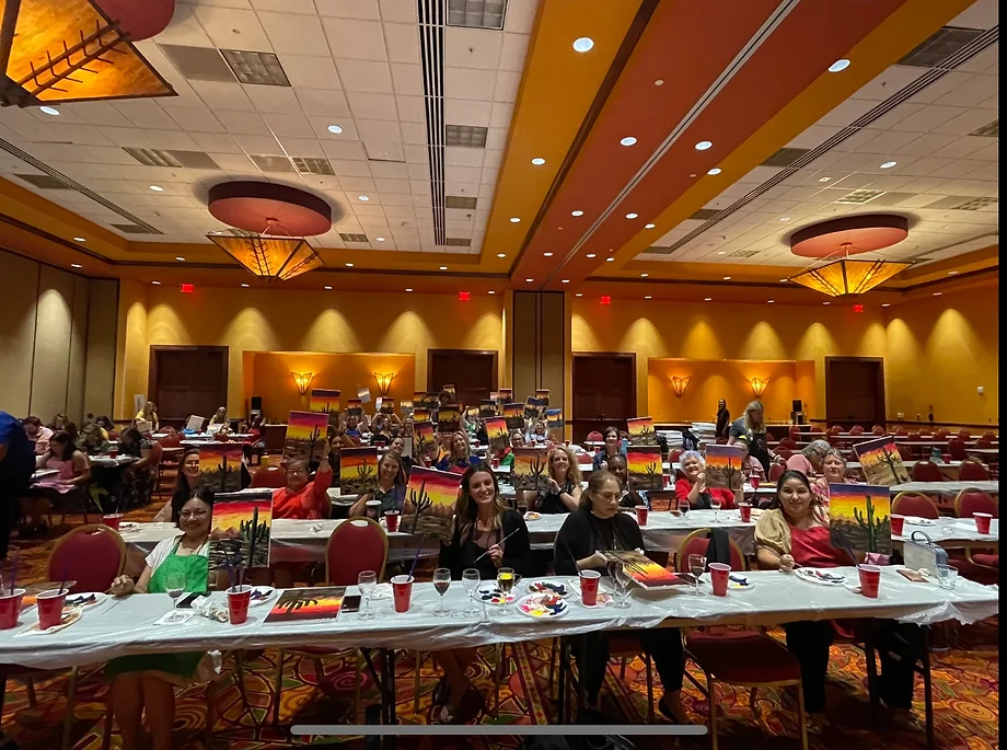 Paint Party and Wine at My Wine Cellar in Ahwatukee