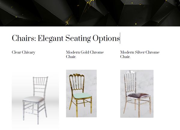 Party Rental & Catering / Royal Celebration Jr