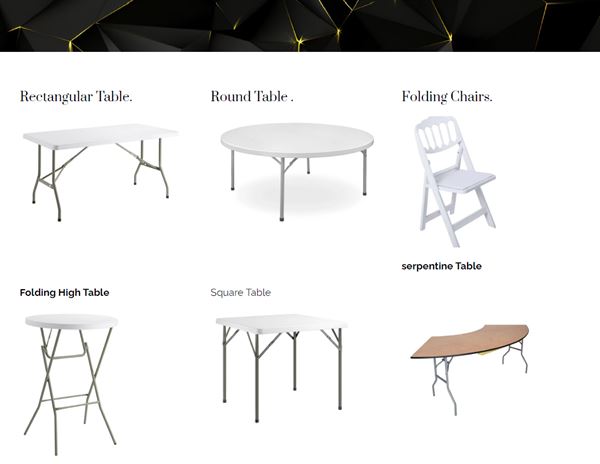 Party Rental & Catering / Royal Celebration Jr