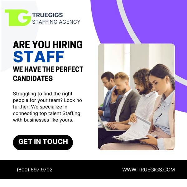 TrueGigs-Temp Staffing Solution