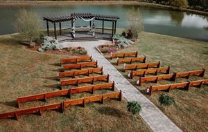 Water-side wedding ceremony space