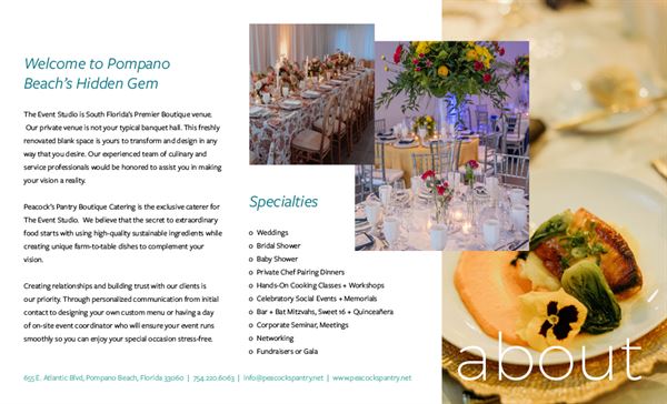 Peacock's Pantry Boutique Catering Company