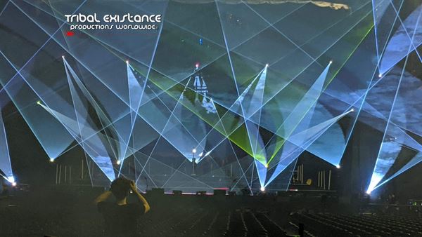 San Francisco, California Laser Light Show Company By Tribal Existance Productions Worldwide