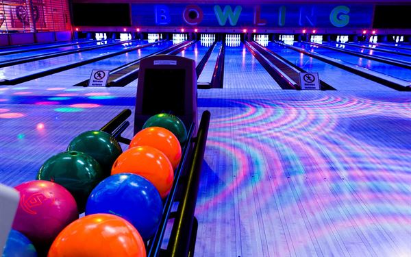 Pin Strikes Entertainment Center