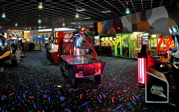 Pin Strikes Entertainment Center