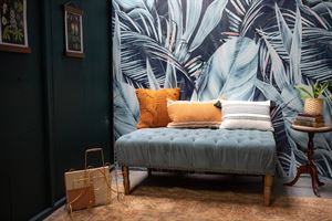 Vintage meeting room with lots of plants