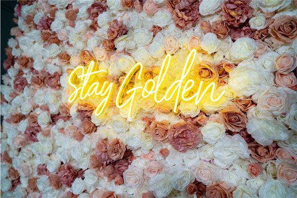 Stay Golden Photo Booth | Orange County