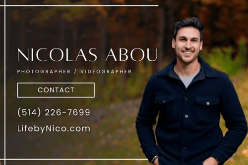 Nicolas Abou Photographer / Videographer | Montreal | Commercial and Events