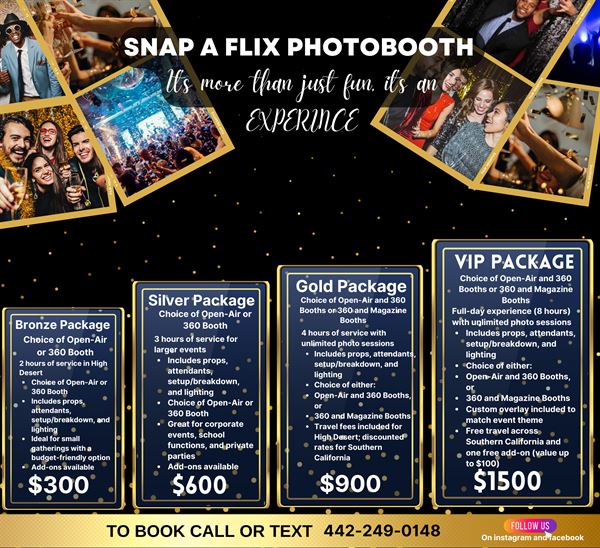 Snap A Flix Photo Booth