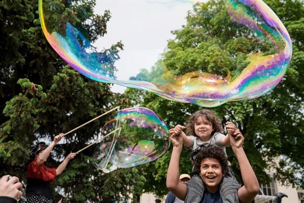 Milwaukee Bubble Lady